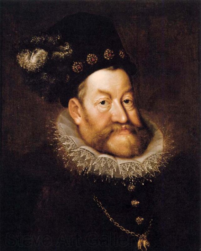 AACHEN, Hans von Portrait of Emperor Rudolf II Germany oil painting art